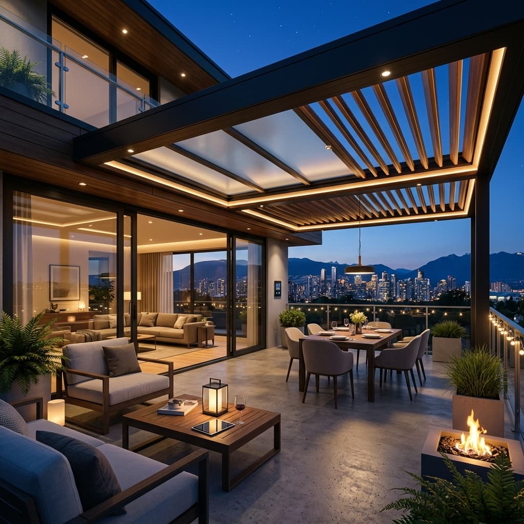 Moderne Terrassenüberdachungen 2026: Smart Living im Außenbereich