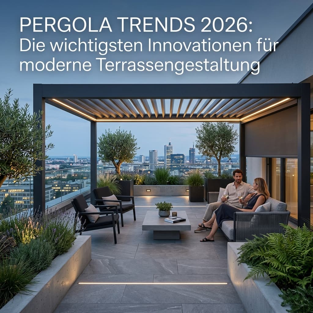 Pergola Trends 2026: Die wichtigsten Innovationen für moderne Terrassengestaltung