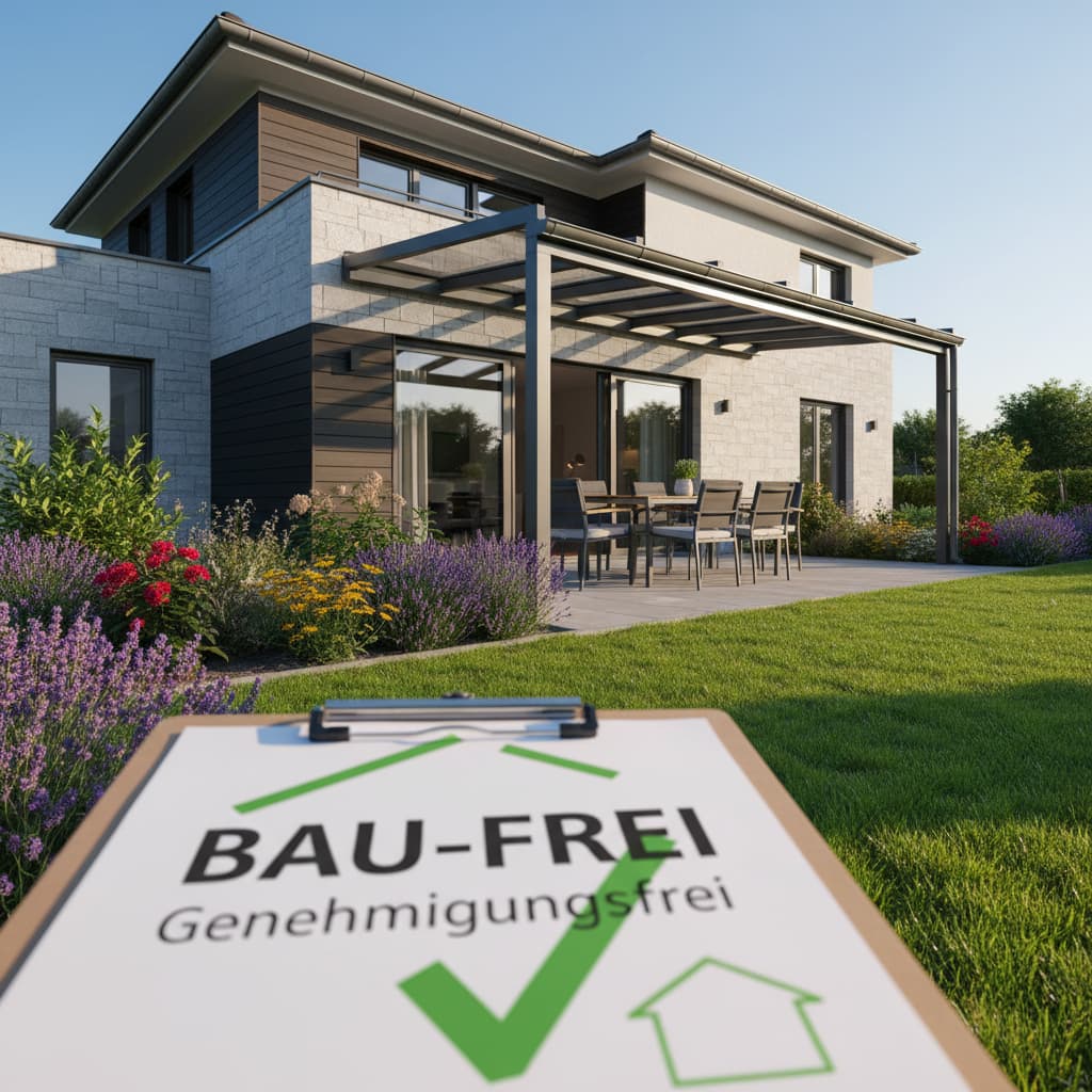 Terrassenüberdachung ohne Baugenehmigung? Der Ratgeber 2026 (Alle Bundesländer)